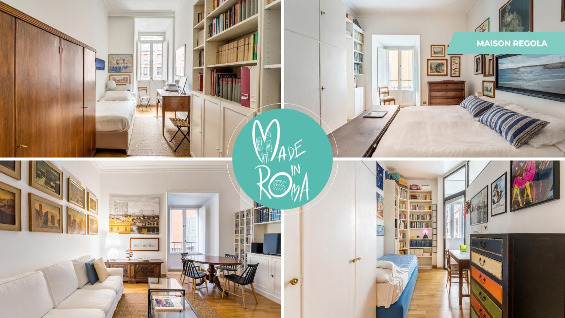 Apartment Maison Regola, Styilish In Campo De Fiori Rome